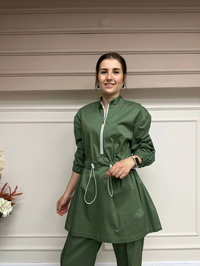 Cloche CL3089 Haki Beli Lastikli Sweat