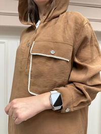 Cloche CL3134 Kahverengi Biye Cepli Sweat
