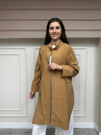 Cloche CL3136 Camel Yanı Çıtçıtlı Kap