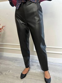 Cloche CL3275 Siyah Mono Deri Pantolon