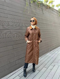 Cloche CL3276 Taba Lizya Kapitone Mont