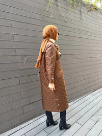 Cloche CL3276 Taba Lizya Kapitone Mont
