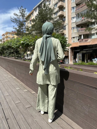 Cloche CL3362 Yeşil Mia Ceket Pantolon
