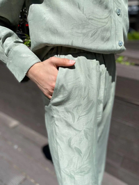 Cloche CL3364 Yeşil Mia Gömlek Pantolon Takım