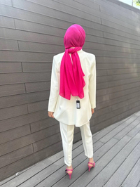 Cloche CL3379 Ekru Traphy Ceketli Takım