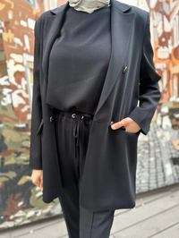 Cloche CL3379 Siyah Traphy Ceketli Takım
