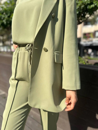 Cloche CL3379 Yeşil Traphy Ceketli Takım