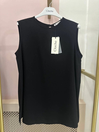 Cloche CL3387 Siyah Traphy Kolsuz Bluz
