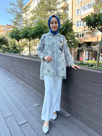 Cloche CL3391 Ekru Bella Pantolon