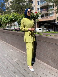 Cloche CL3463 Yeşil Mocca Takım