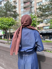 Cloche CL3498 Mavi Linda Kısa Ceket