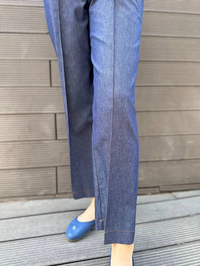 Cloche CL3508 Mavi Linda Kemerli Pantolon
