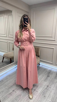 Exquise E25K05118164 Gül Kurusu Jaycee Elbise