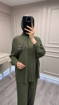 Exquise E26Y06208099 Haki Fealty-Morganne Takım