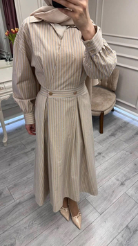 Exquise E26Y06218003 Çok Renkli Kaitlynn Elbise