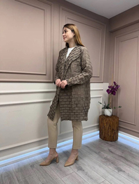 Ghisa 25YGSCKT3105 Vizon Transparan Ceket