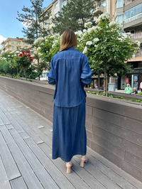 Ghisa 25YGSTKM4029 Mavi Etekli Takım