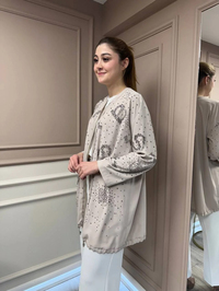 Ghisa 25YGSTNK4836 Taş Taş Detaylı Tunik