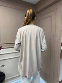 Ghisa 25YGSTNK4836 Taş Taş Detaylı Tunik