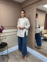 Ghisa 25YGSTNK4847 Beyaz Tunik