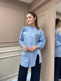 Ghisa 25YGSTNK4847 Mavi Tunik