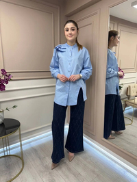 Ghisa 25YGSTNK4847 Mavi Tunik