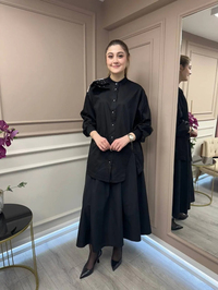 Ghisa 25YGSTNK4847 Siyah Tunik