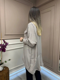 Ghisa 25YGSTNK4871 Taş Çizgili Tunik