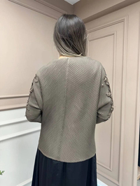 Ghisa 25YGSTNK4899 Vizon Kol Detaylı Tunik