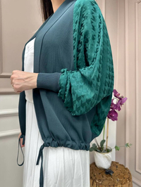 Ghisa 25YÖRHRK3157 Zümrüt Hırka