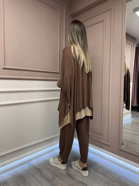 Ghisa 26KGSTKM3210 Kahve Boncuk Detaylı Takım