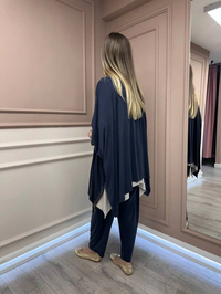 Ghisa 26KGSTKM3210 Lacivert Boncuk Detaylı Takım
