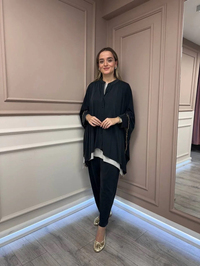 Ghisa 26KGSTKM3210 Siyah Boncuk Detaylı Takım