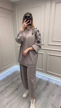 Ghisa 26KGSTKM3260 Taş Yakası Taş İşlemeli Takım