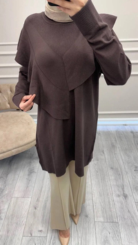 Ghisa 26KOBTNK4206 Kahve Tunik