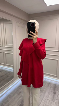 Ghisa 26KOBTNK4206 Kırmızı Tunik