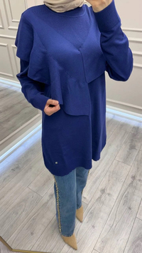 Ghisa 26KOBTNK4206 Lacivert Tunik