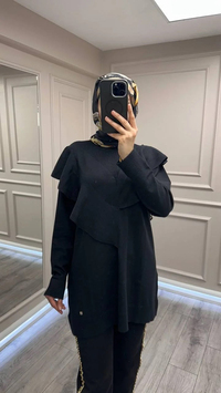 Ghisa 26KOBTNK4206 Siyah Tunik