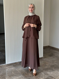Ghisa 3610E4447 Kahve Elbise