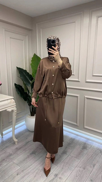 Ghisa 3610E5393 Kahve Saten Etek