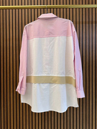 Ghisa 3610G4429 Pembe Ribana Detaylı Gömlek