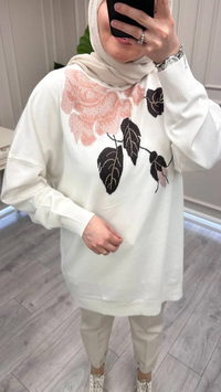 Ghisa 3651T4415 Taş Yakası Detaylı Tunik
