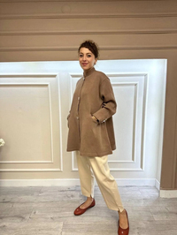 Ghisa 4KGSHRK3439 Latte Triko Hırka