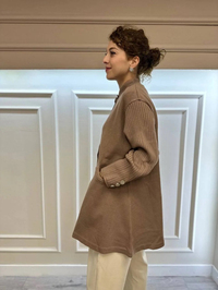 Ghisa 4KGSHRK3439 Latte Triko Hırka