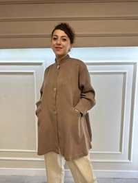 Ghisa 4KGSHRK3439 Latte Triko Hırka