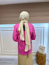 Ghisa 4KOBHRK3567 Pembe Triko Fırfırlı Hırka