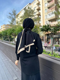 Ghisa 4KOBHRK3567 Siyah Triko Fırfırlı Hırka