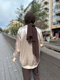 Ghisa 4YGSCKT3685 Bej Taş Süslemeli Ceket