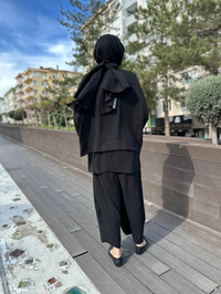 Ghisa 4YGSTKM4202 Siyah İkili Takım