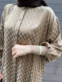 Ghisa 4YGSTNK4511 Camel Yakası Ribanalı Tunik